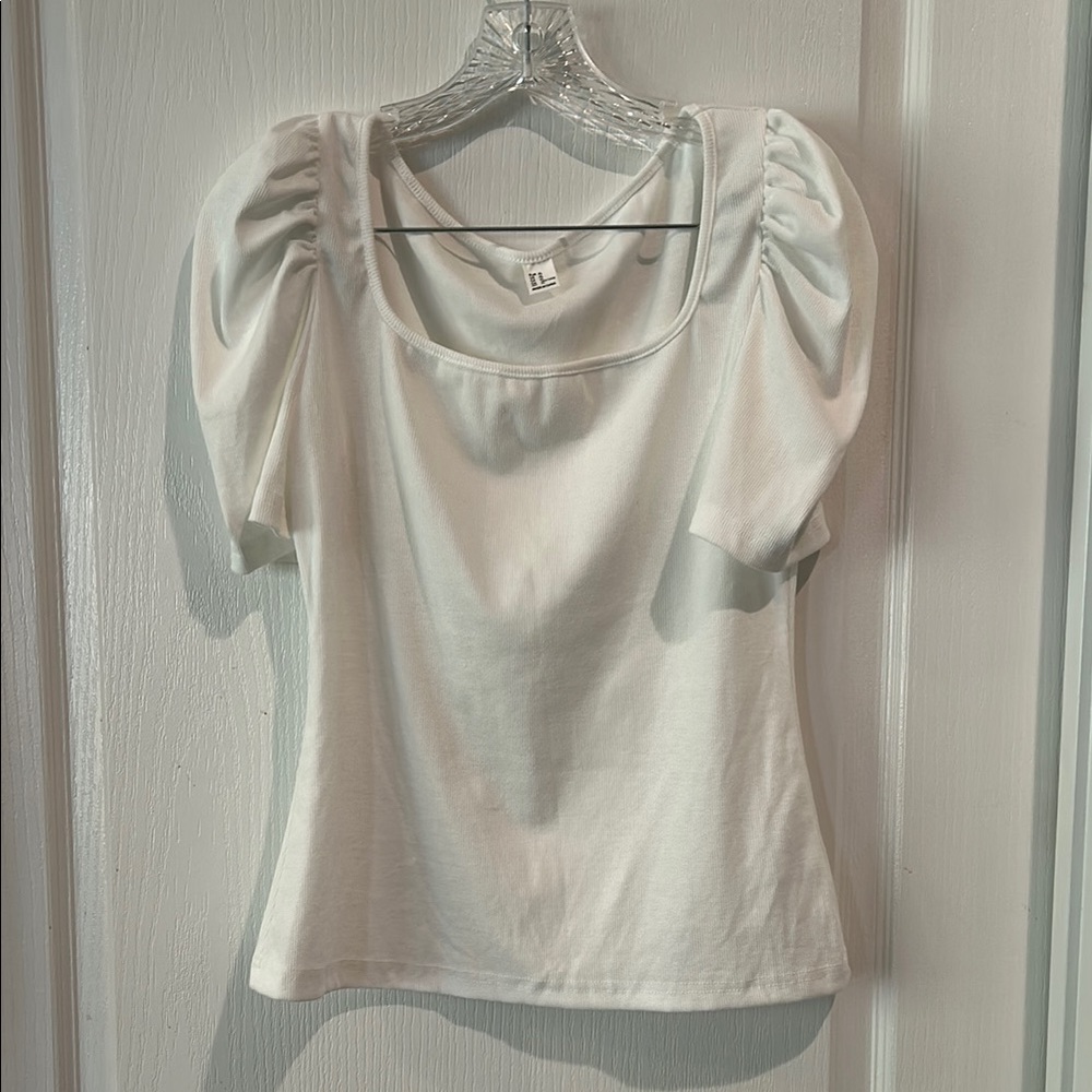 Elegant White Women's Top